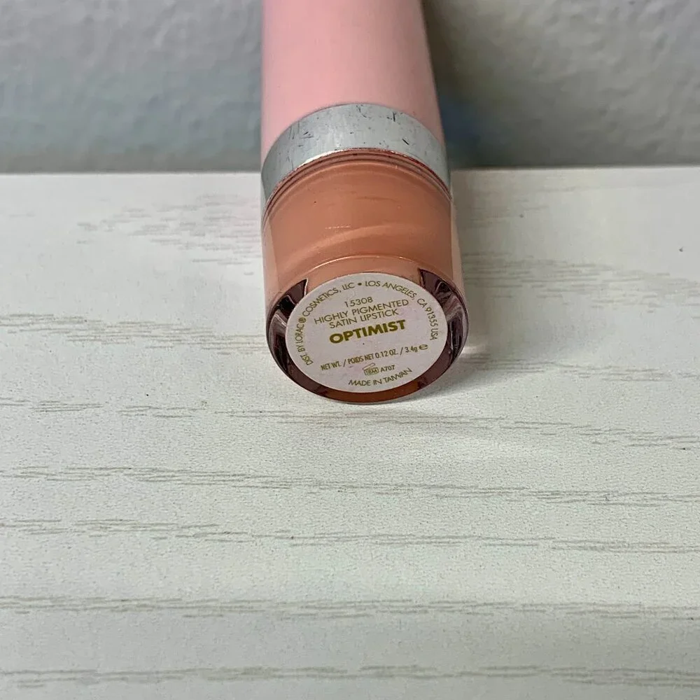 Lorac Alter Ego Lipstick Optimist Light Nude Pink No Box *USED* Rare discontinue